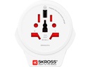 SKROSS Reiseadapter World – EU mit USB Ladegerät