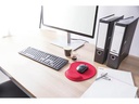 Trust Ergonomische Mausmatte Bigfoot Rot