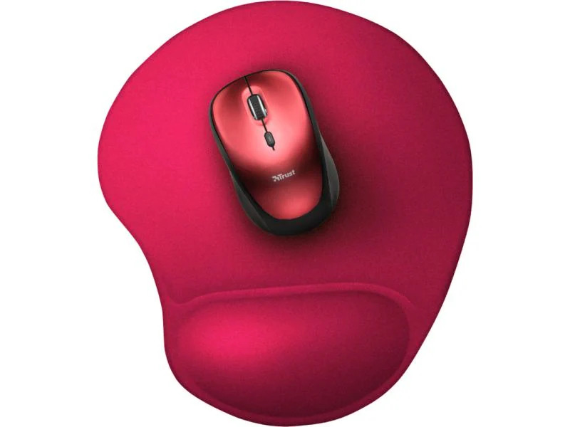Trust Ergonomische Mausmatte Bigfoot Rot