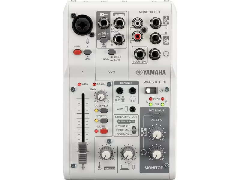 Yamaha Mischpult AG03 MK2 – Weiss
