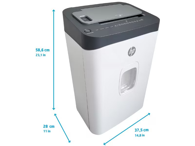 HP Aktenvernichter One Shredder Auto 200 CC, Sicherheitsstufe 4