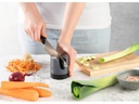GOURMETmaxx Messerschärfer 6.4 cm, Anthrazit/Schwarz