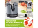 GOURMETmaxx Messerschärfer 6.4 cm, Anthrazit/Schwarz