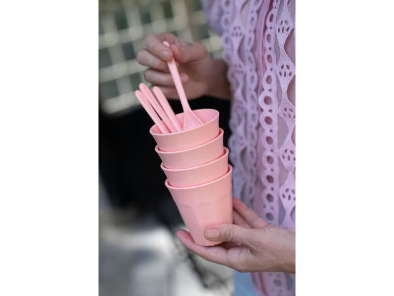 Koziol Trinkbecher Nora S 150 ml, 1 Stück, Pink