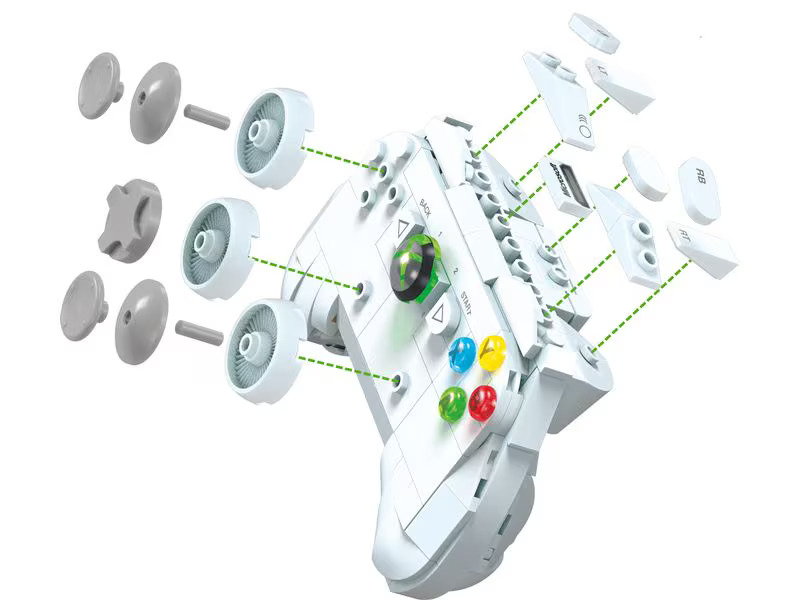 Mega Construx Bausteinmodell Collector XBOX 360 Konsole