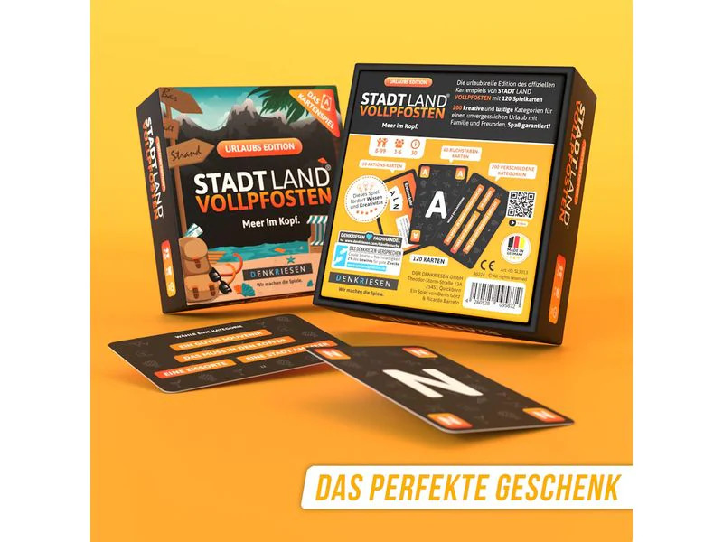Denkriesen Partyspiel STADT LAND VOLLPFOSTEN – Meer im Kopf