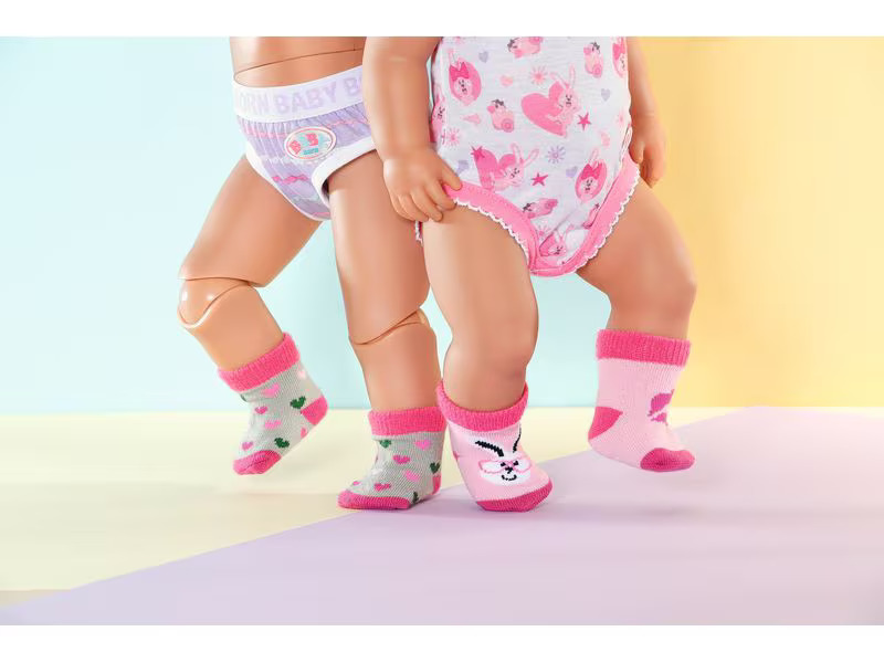 Baby Born Puppenkleidung Socken 2 Stück assortiert
