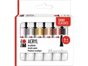 Marabu Acrylfarbe Shiny Classics 6 Farben à 12 ml