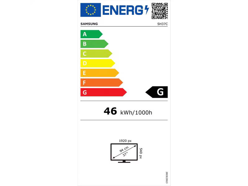 Samsung Public Display Stretch SH37C 37