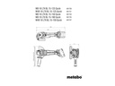 Metabo Winkelschleifer SSW 18 LTX 1450 B, 18 V, Solo, Ø 125 mm