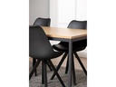 AC Design Tisch Seaford Eiche/Schwarz