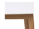 AC Design Tisch Nagano Braun/Weiss