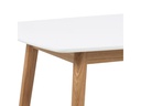 AC Design Tisch Nagano Braun/Weiss