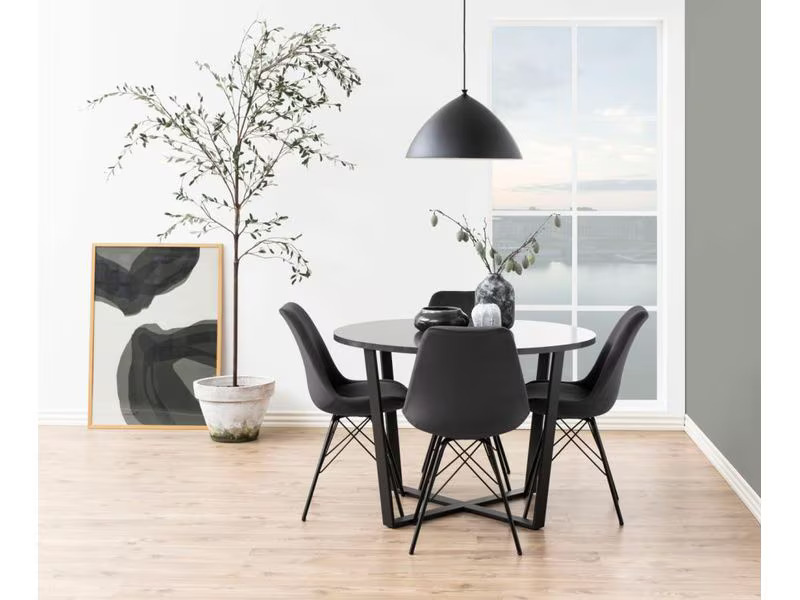 AC Design Tisch Amble Ø 110 cm, Schwarz