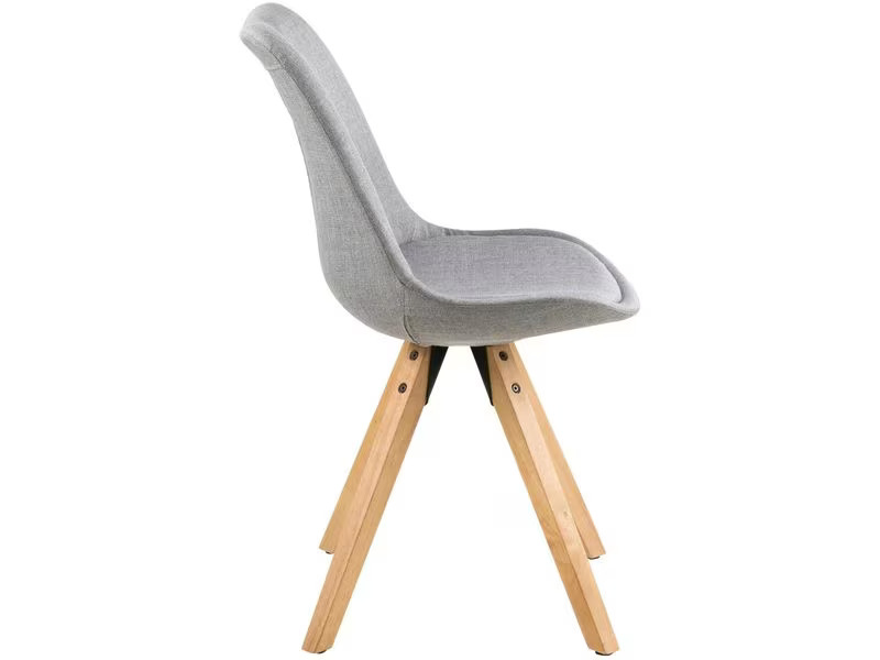 AC Design Stuhl Dima 2 Stück, Hellgrau