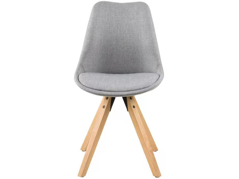 AC Design Stuhl Dima 2 Stück, Hellgrau