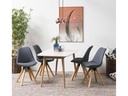 AC Design Stuhl Dima 2 Stück, Dunkelgrau