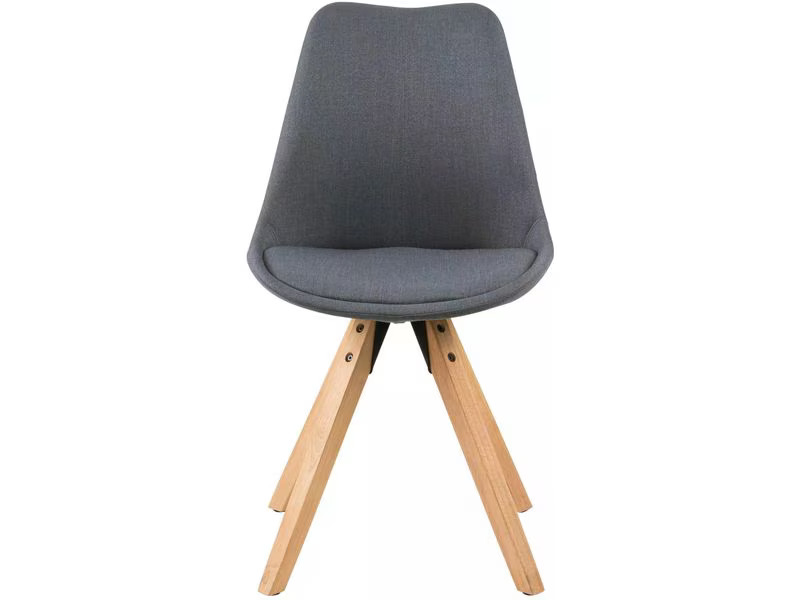 AC Design Stuhl Dima 2 Stück, Dunkelgrau