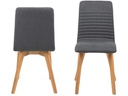 AC Design Stuhl Arosa 2 Stück, Anthrazit