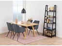 AC Design Regal Wally 63 x 40 x 180 cm, Schwarz