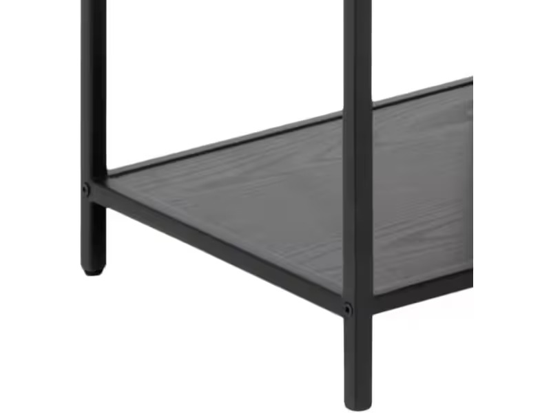 AC Design Regal Seaford 77 x 35 x 185 cm, Schwarz