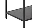 AC Design Regal Seaford 77 x 35 x 185 cm, Schwarz