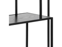 AC Design Regal Seaford 77 x 35 x 185 cm, Schwarz