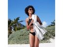 Dock &amp; Bay Strandtuch Cabana L, Hellgrau/Weiss