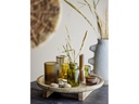 Bloomingville Windlicht Sanga 8er Set, Glas/Holz, Grün