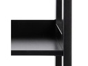 AC Design Regal Wally 63 x 40 x 130 cm, Schwarz