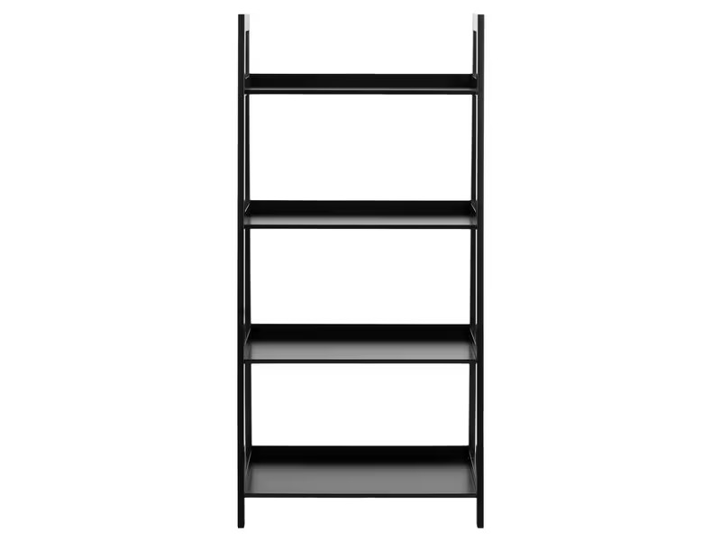 AC Design Regal Wally 63 x 40 x 130 cm, Schwarz