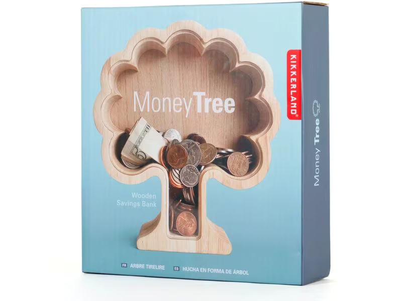 Kikkerland Spardose Money Tree Baum