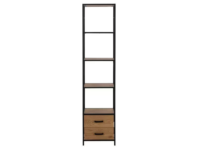 AC Design Regal Seaford 42 x 35 x 185 cm, Eiche