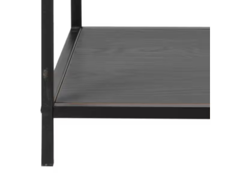 AC Design Regal Seaford 114 x 35 x 185 cm, Schwarz