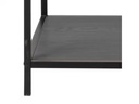AC Design Regal Seaford 114 x 35 x 185 cm, Schwarz