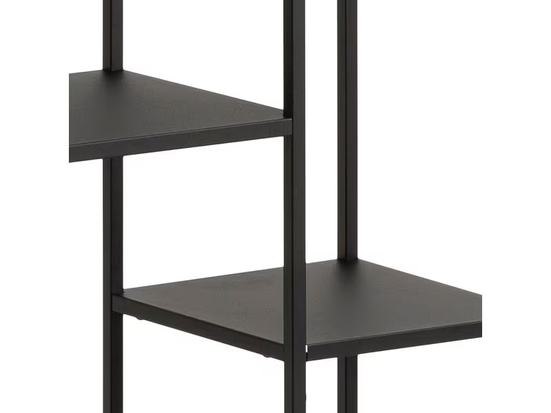 AC Design Regal Newcastle 79,5 x 30 x 165 cm, Schwarz