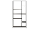 AC Design Regal Newcastle 79,5 x 30 x 165 cm, Schwarz