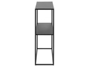 AC Design Konsolentisch Newton 79,5 x 26 x 80,5 cm, Schwarz