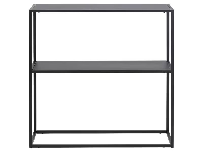 AC Design Konsolentisch Newton 79,5 x 26 x 80,5 cm, Schwarz