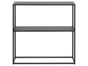 AC Design Konsolentisch Newton 79,5 x 26 x 80,5 cm, Schwarz
