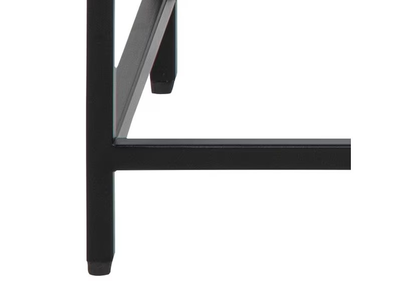 AC Design Konsolentisch Newcastle 100 x 35 x 79 cm, Schwarz