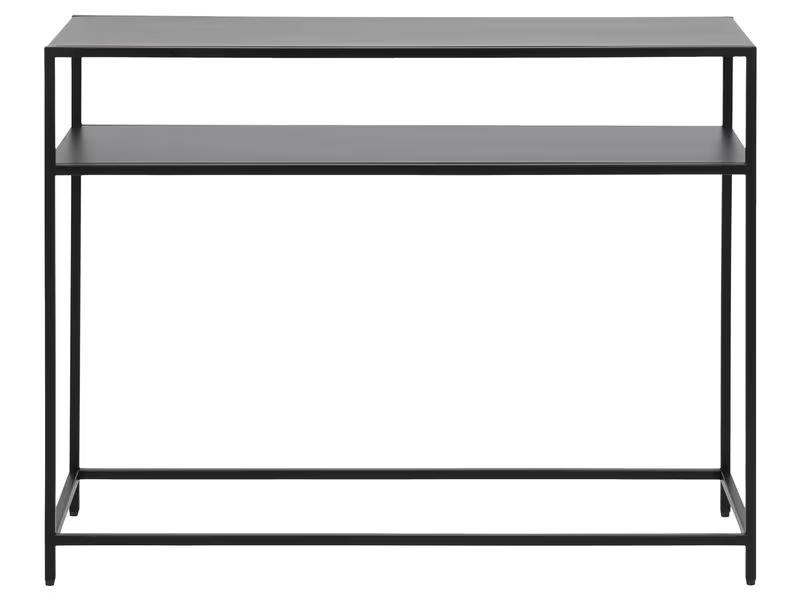 AC Design Konsolentisch Newcastle 100 x 35 x 79 cm, Schwarz