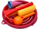 Schildkröt Funsports 7in1 Sand Toys Falteimer Set Rot