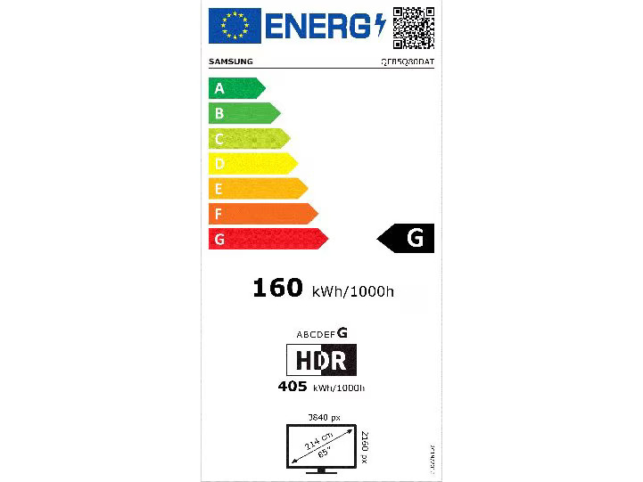 Samsung TV QE85Q80D ATXXN 85, 3840 x 2160 (Ultra HD 4K), QLED