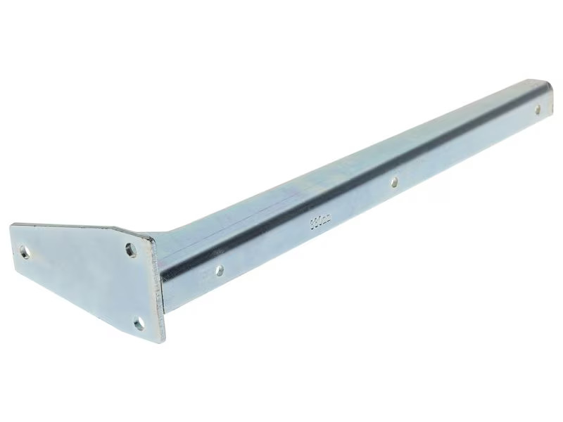STRUCT Stahlkonsole verzinkt 33 x 10 cm Silbergrau