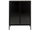 AC Design Kommode Newcastle 80 x 40 x 98,7 cm, Schwarz