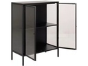 AC Design Kommode Newcastle 80 x 40 x 98,7 cm, Schwarz