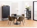 AC Design Kommode Newcastle 80 x 40 x 98,7 cm, Schwarz