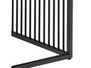 AC Design Couchtisch Strington 120 x 60 x 42 cm, Braun/Schwarz