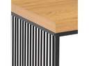 AC Design Couchtisch Strington 120 x 60 x 42 cm, Braun/Schwarz